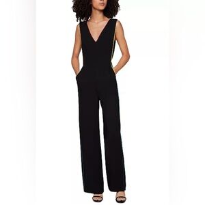 BCBGeneration Black Jumpsuit with Yellow Accents Size 0